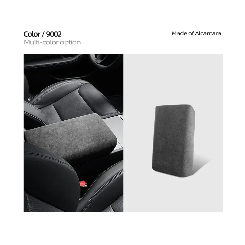 Armrest Cover for Tesla Model 3 Highland 2024 Alcantara Suede